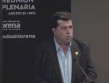 Diputado Haces ofrece respaldo legislativo a la pol&iacute;tica exterior de Sheinbaum; requiere fortalecer v&iacute;nculos internacionales