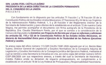 Sheinbaum env&iacute;a iniciativa para impedir doble nacionalidad a presidentes y gobernadores