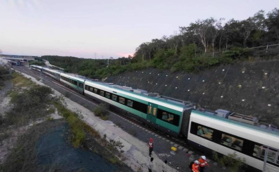 Tren Maya registra nuevo percance en Campeche; investigan causas