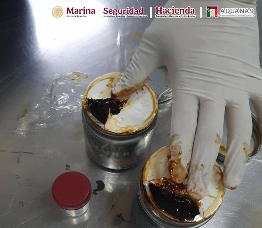 ANAM y Semar aseguran cargamento de ayahuasca en el AICM