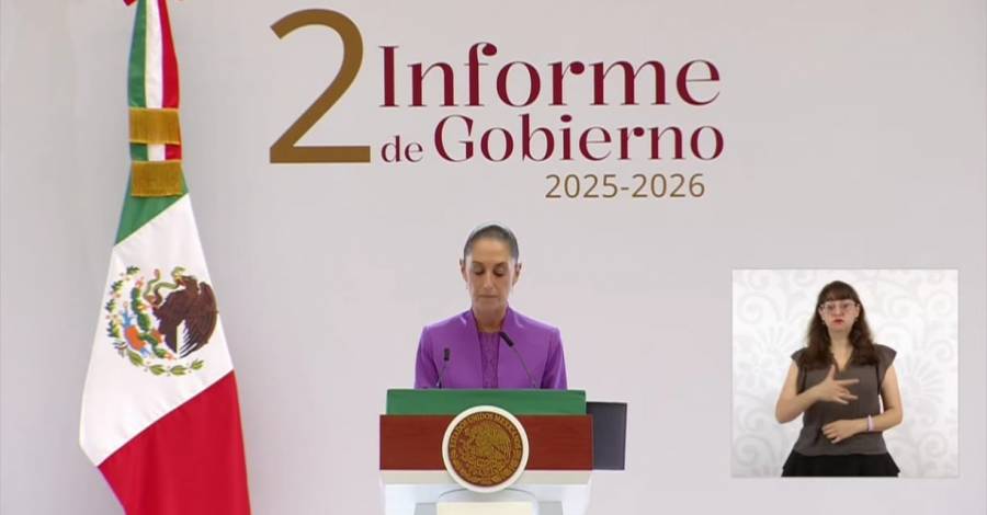 Sheinbaum inicia su Segundo Informe de Gobierno acompañada de gobernadores y dirigentes de Morena