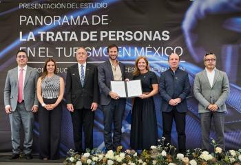 Aerom&eacute;xico y UNODC presentan estudio sobre trata de personas en el sector tur&iacute;stico de M&eacute;xico
