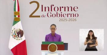 Sheinbaum inicia su Segundo Informe de Gobierno acompa&ntilde;ada de gobernadores y dirigentes de Morena