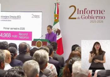 Sheinbaum asegura que en su gobierno se respetan las libertades de expresi&oacute;n y manifestaci&oacute;n