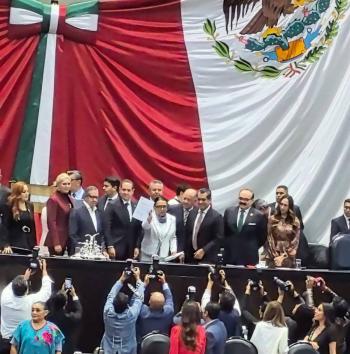 Congreso de la Uni&oacute;n recibe Segundo Informe de Gobierno de Claudia Sheinbaum; acuerdan respeto a oradores