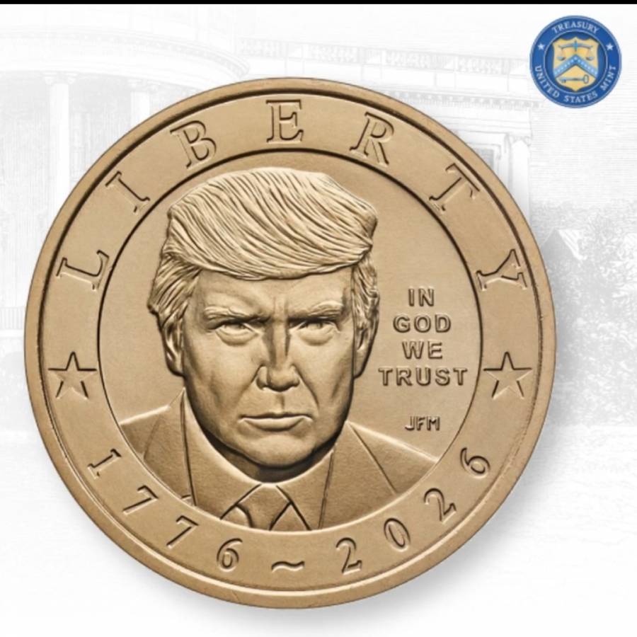 Estados Unidos pone a la venta nueva moneda conmemorativa de Donald Trump