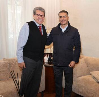 Harfuch y Monreal revisan agenda de seguridad antes de la glosa presidencial