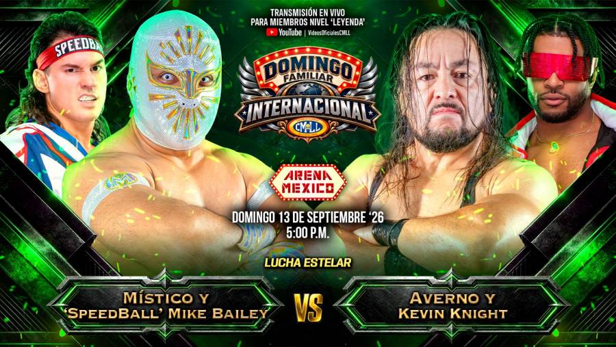 CMLL calienta motores rumbo al Aniversario 93 con un Domingo Internacional de alto voltaje