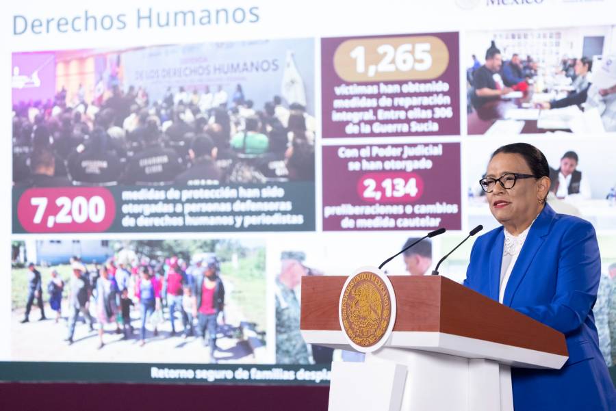 Gobernabilidad del país se ha preservado mediante diálogo y construcción de paz: Rosa Icela Rodríguez