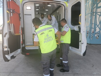 Trasladan a Puebla a ni&ntilde;o de cinco a&ntilde;os herido en accidente de motocicleta