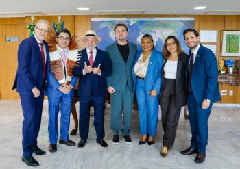 Lula se re&uacute;ne con Leonardo DiCaprio para reforzar protecci&oacute;n ambiental e ind&iacute;gena en Brasil