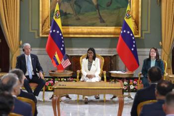 Trump impulsa contratos tras acuerdo petrolero hist&oacute;rico con Venezuela