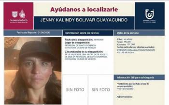 Localizan con vida a estudiante ecuatoriana desaparecida en Coyoacaacuten