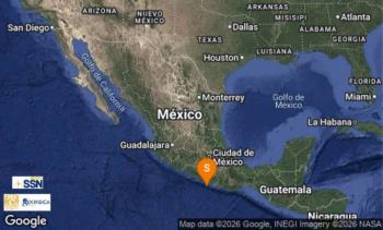 Sismo de magnitud 4.8 se registra al sur de San Marcos, Guerrero