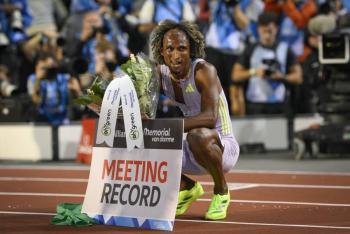 El brasile&ntilde;o Alison dos Santos gana los 400 m vallas en Bruselas
