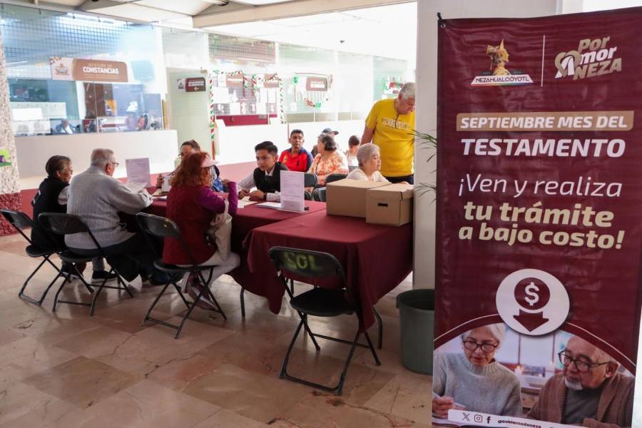 Nezahualcóyotl ofrece testamentos a bajo costo durante el Mes del Testamento
