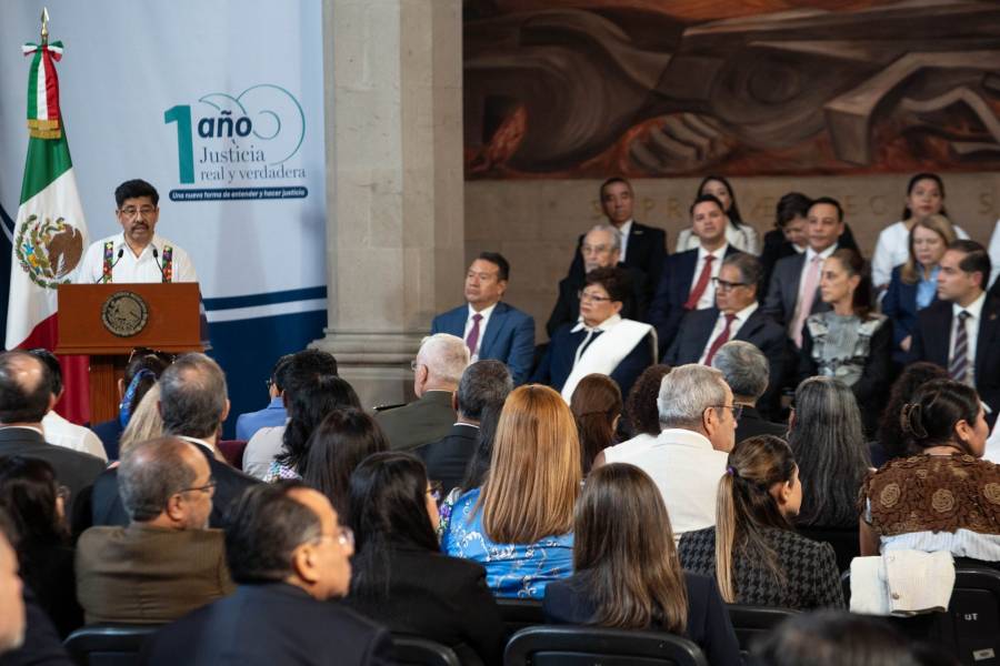 Hugo Aguilar destaca autonom&iacute;a y resultados del Poder Judicial tras primer a&ntilde;o de renovaci&oacute;n