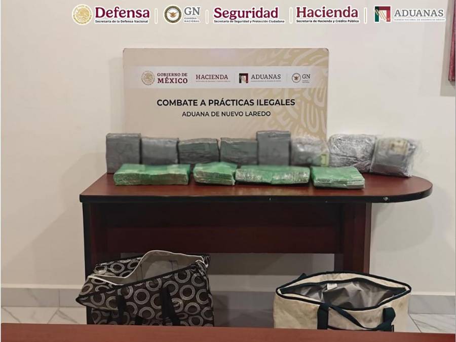 Detectan m&aacute;s de 750 mil d&oacute;lares ocultos en cargamento durante revisi&oacute;n aduanera en Nuevo Laredo
