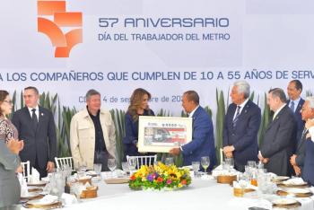 Metro celebra 57 a&ntilde;os de servicio con billete conmemorativo de la Loter&iacute;a Nacional