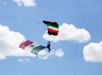 Fuerzas Armadas afinan acrobacias a&eacute;reas rumbo al desfile del 16 de septiembre