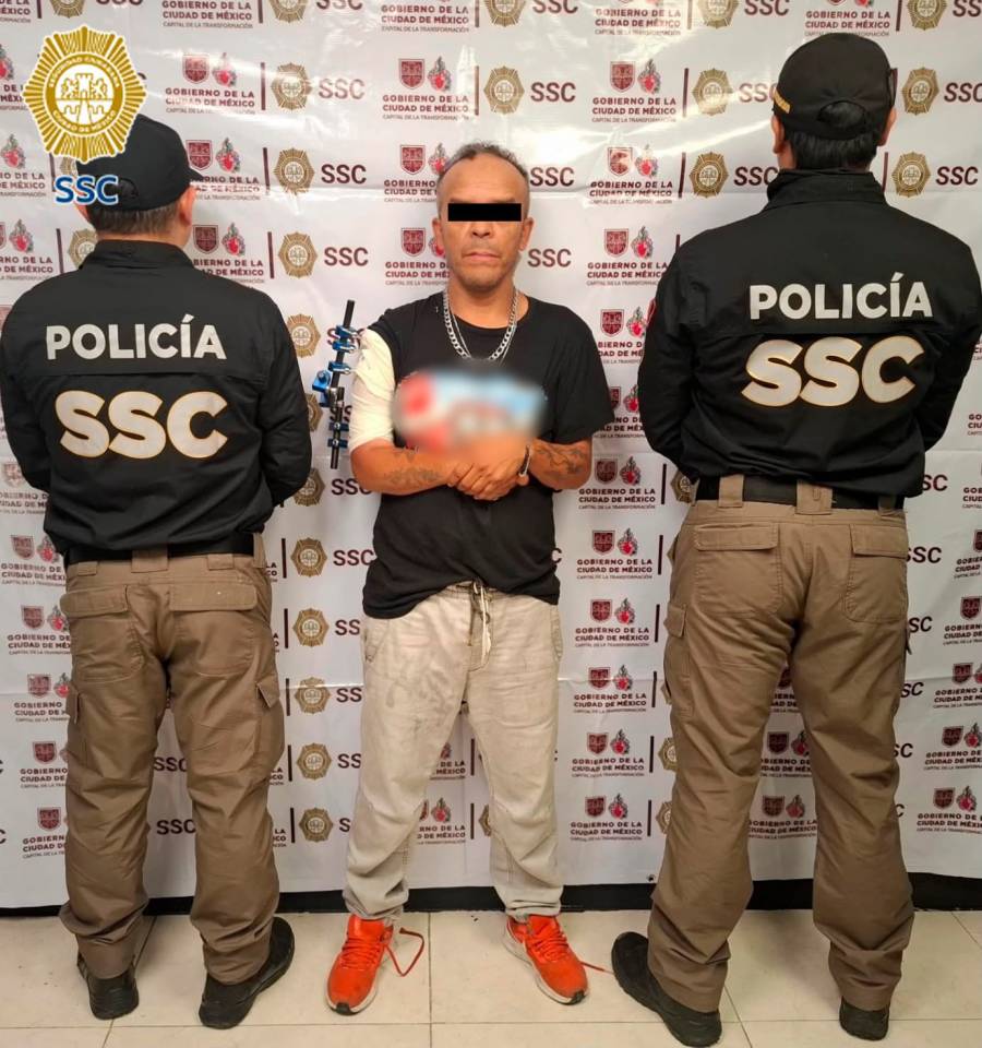 Detienen a “El Jalisco”, presunto integrante de “Los Bobby” en Gustavo A. Madero   