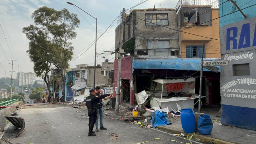 Fiscalía confirma acumulación de gas como causa de explosión en Álvaro Obregón; saldo de dos personas fallecidas 