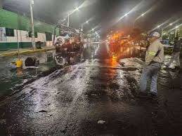 Atiende Gobierno capitalino el total de encharcamientos, tras las lluvias de este viernes; se registraron más de 6 millones de milímetros cúbicos de precipitaciones 