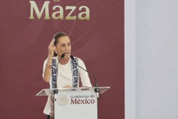 Sheinbaum anuncia nuevos libros de matem&aacute;ticas y lectura tras resultados de PISA