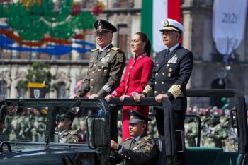 Sheinbaum reafirma que M&eacute;xico nunca ser&aacute; colonia en aniversario de la Independencia
