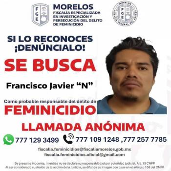 Identifican a “El Trompas” como presunto responsable del feminicidio de Claudia Tacoronte en Cuautla