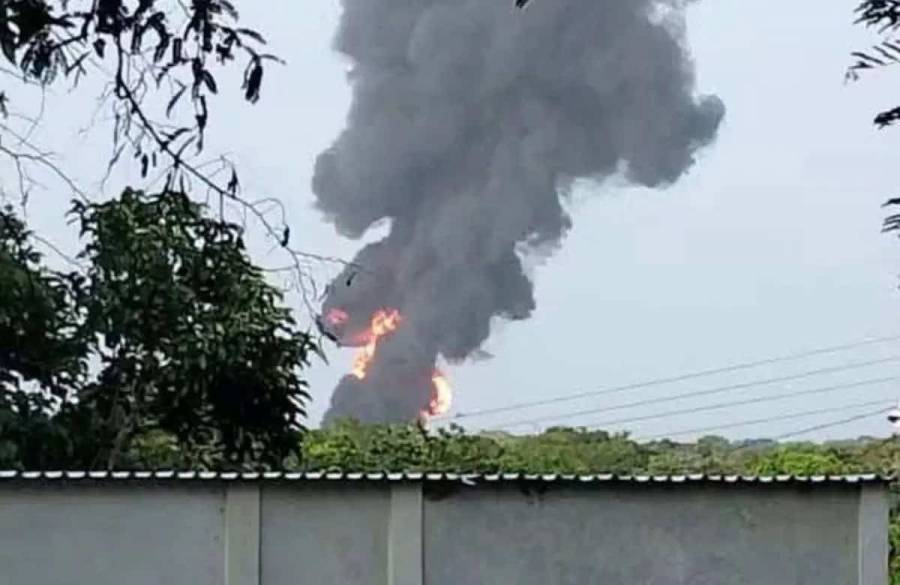 Emergencia en planta de PMV Minera en Veracruz está bajo control; continúan labores por incendio de combustible