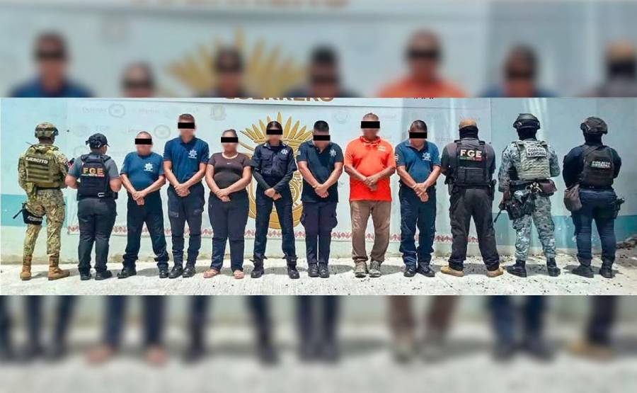 Detienen a mando policial y seis agentes de Coyuca de Benítez por presunta desaparición forzada en Guerrero