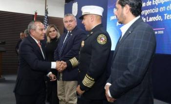 Bomberos y Protecci&oacute;n Civil de Quer&eacute;taro reciben equipo desde Texas