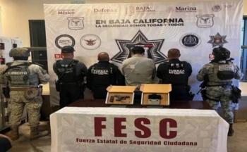 Sedena frustra operaci&oacute;n de dron del crimen organizado en Tijuana; hay un detenido