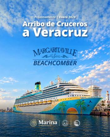 Veracruz volver&aacute; al mapa internacional de cruceros; primer arribo est&aacute; previsto para 2028