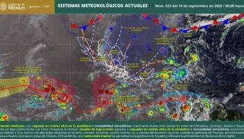 Pron&oacute;stico en Oaxaca: ascensos de temperatura y lluvias aisladas en Sierra Sur