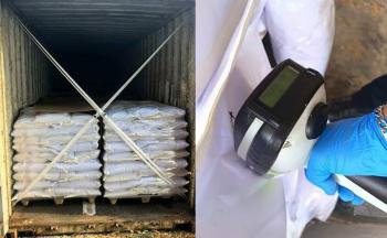 Autoridades detectan m&aacute;s de 27 toneladas de &aacute;cido tart&aacute;rico en aduana de Michoac&aacute;n durante revisi&oacute;n de comercio exterior