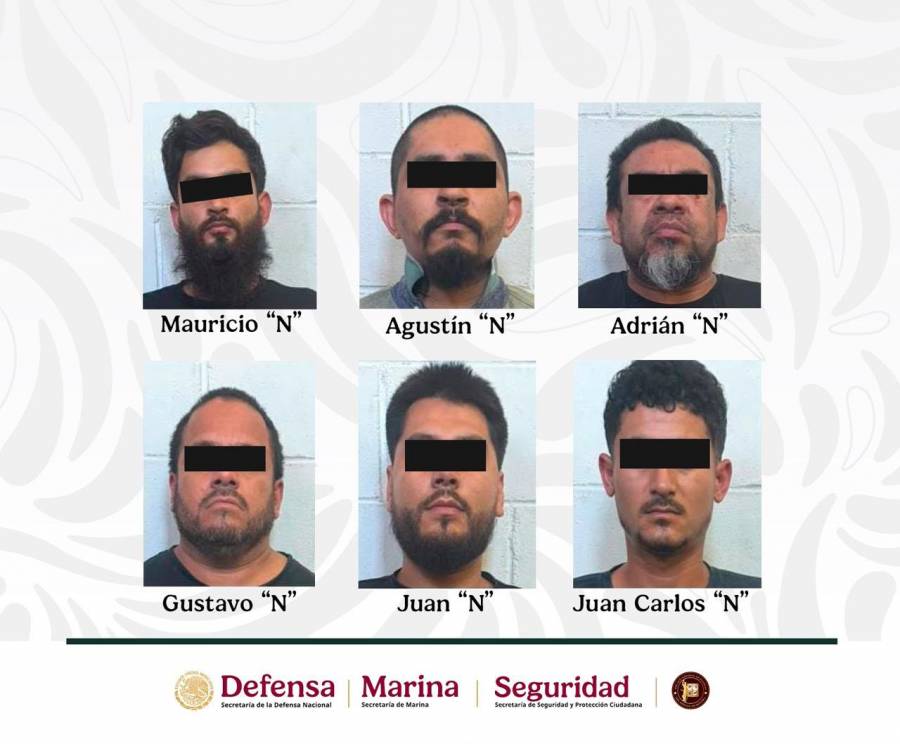 Liberan a tres personas y detienen a siete durante operativo de seguridad en Sonora