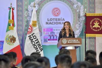 Sorteo Zodiaco de Loter&iacute;a Nacional conmemora 50 a&ntilde;os del Heroico Colegio Militar en Tlalpan