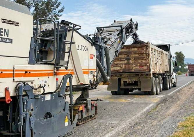 Carretera Manuel Doblado-Puerta de San Juan: invierten 28.2 mdp; avance de 31.9%