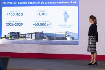 LEGO invertir&aacute; 400 mdd en M&eacute;xico y generar&aacute; mil 300 empleos en Nuevo Le&oacute;n