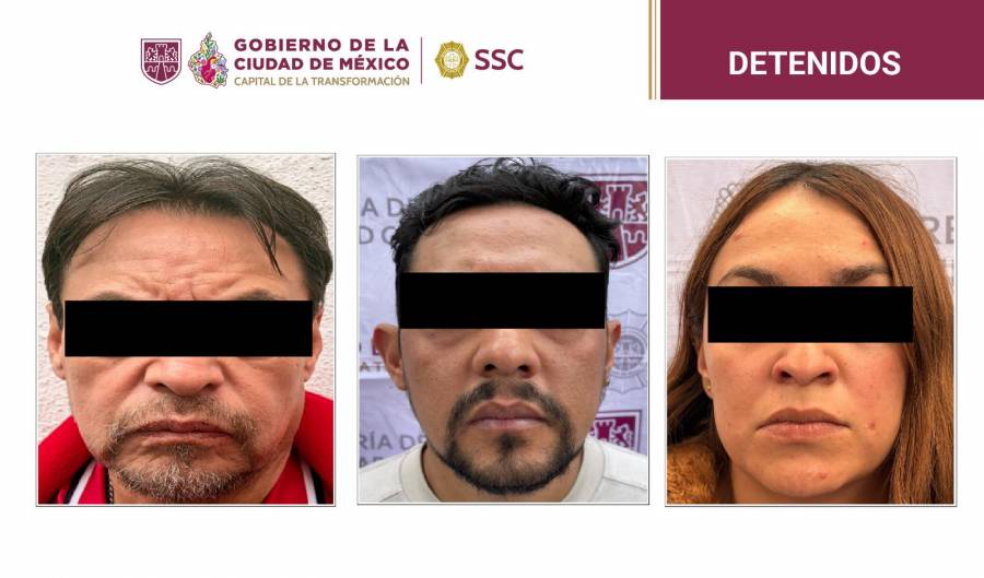 Operativo interinstitucional en Magdalena Contreras deja tres detenidos, armamento y narcóticos asegurados
