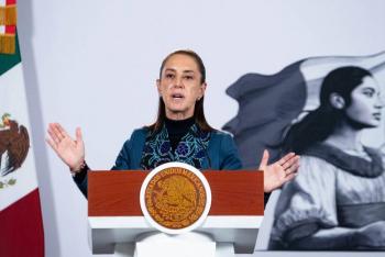 Claudia Sheinbaum descarta que la captura del alcalde de Juchit&aacute;n est&eacute; vinculada a la agresi&oacute;n contra la dise&ntilde;adora Elvis Guerra