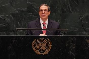 Cuba reitera su disposicion de dialogar con Estados Unidos ante la Asamblea General de la ONU