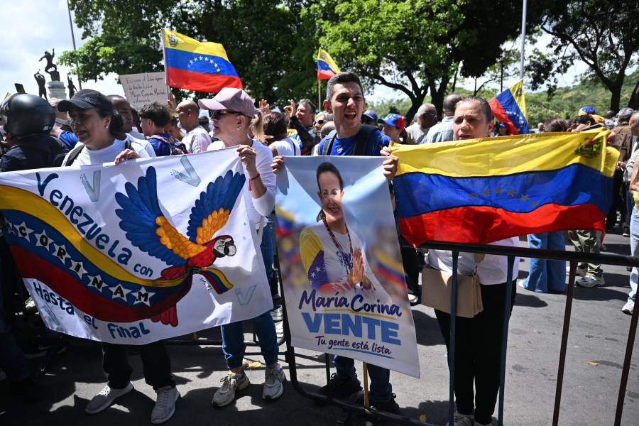 Caravanas opositoras exigen en varios estados de Venezuela el regreso de María Corina Machado 