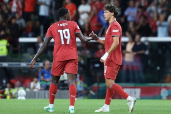 Portugal, con Cristiano Ronaldo en el banquillo, vence en Noruega