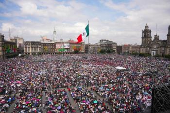 Sheinbaum cierra gira del Segundo Informe con mensaje de soberan&iacute;a desde el Z&oacute;calo