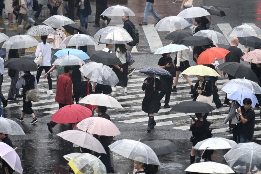 Tokio enfrenta la racha de días lluviosos más larga registrada