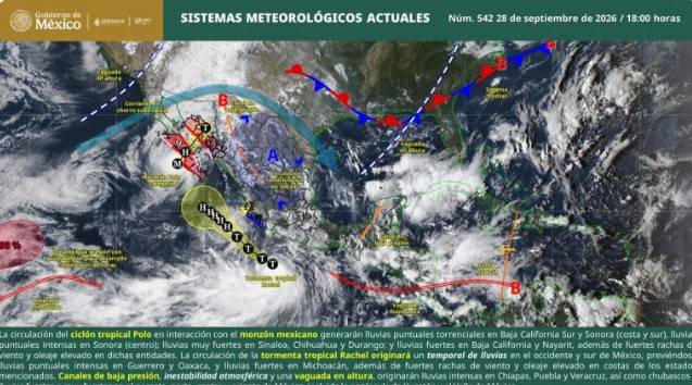 Hurac&aacute;n Polo amenaza con lluvias torrenciales y vientos de 240 km/h