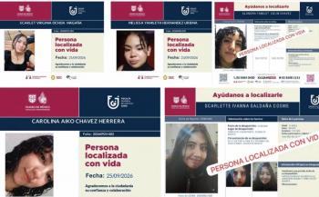 Localiza Gobierno de la Ciudad de M&eacute;xico a siete adolescentes; se descarta la comisi&oacute;n de delitos